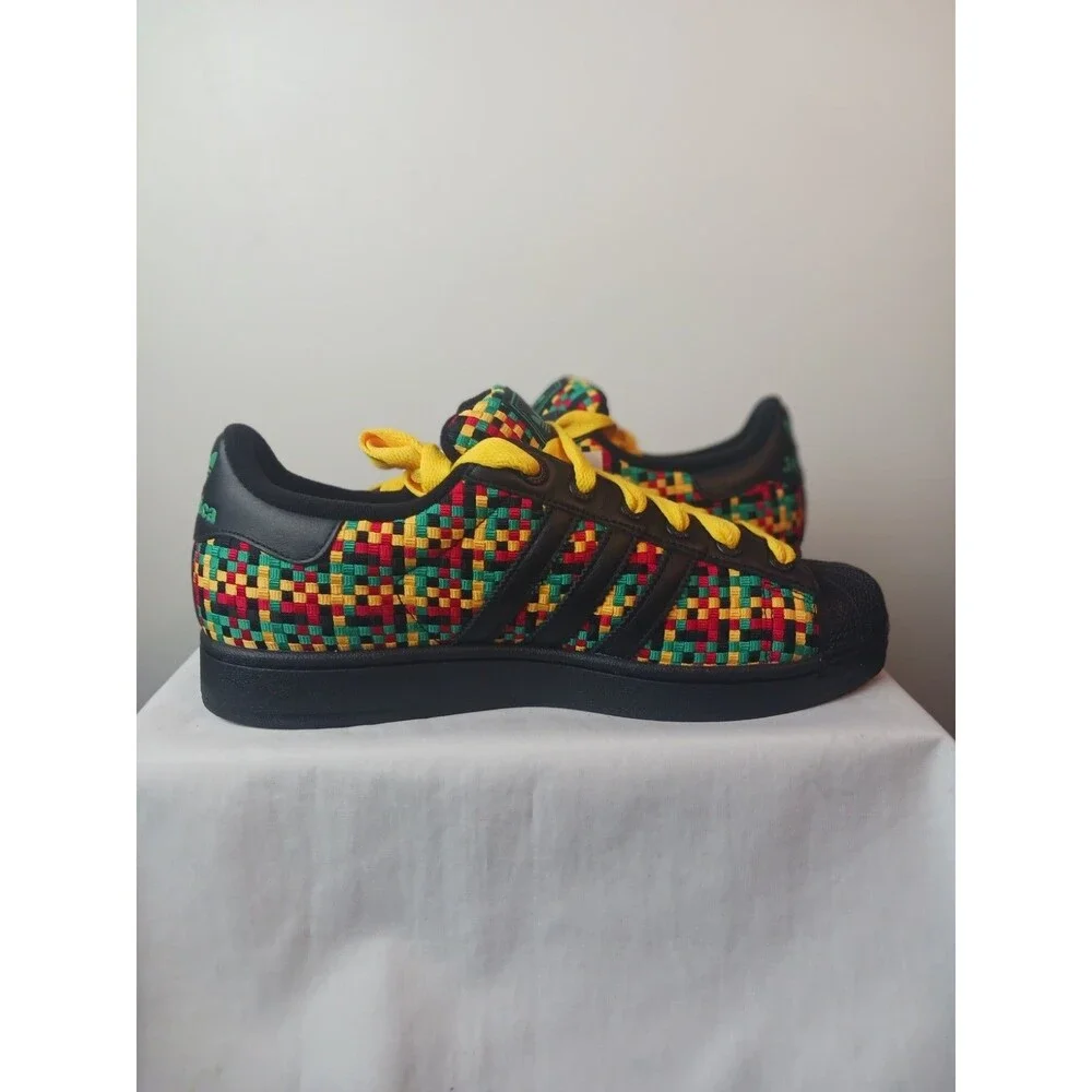 Bob Marley x adidas Superstar II Jamaica Sneakers Men's 10.5 IH9785